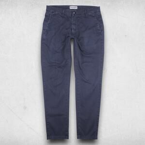 Personality Castiglioncello Pants Men US‎ 32/IT 48 Navy Slim Chino Trouser Italy